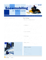 The Economic Impact of Snowmobiling in Valley County