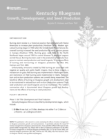 Kentucky Bluegrass: Growth, Development and Seed Production