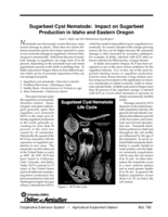 Sugarbeet Cyst Nematode: Impact on Sugarbeet Production in Idaho and Eastern Oregon