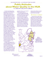 Public Attitudes About Water Quality in the HUA