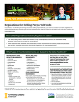 Tips for Entrepreneurs: Regulations for Selling Prepared Foods