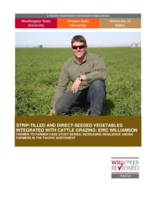 Strip-tilled and Direct-seeded Vegetables Integrated with Cattle Grazing, Eric Williamson