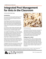 Integrated Pest Management for Ants in Classrooms