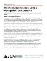 Monitoring Soil Nutrients/Mgmt Unit Approach