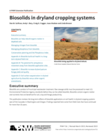 Biosolids in Dryland Cropping Systems