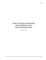Costs of Owning and Operating Farm Machinery