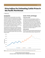 Price Indices for Estimating Cattle Prices in the Pacific Northwest