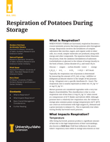 Potato Respiration I