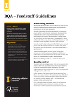 BQA - Feedstuff Guidelines