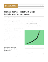 Nematodes Associated with Onion in Idaho and Eastern Oregon