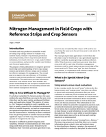 Nitrogen Management in Field Crops with Reference Strips and Crop Sensors