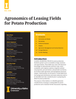 Agronomics of Leasing Fields for Potato Production