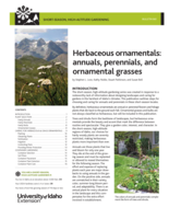 Short-Season, High-Altitude Gardening: Herbaceous Ornamentals: Annuals, Perennials, and Ornatmental Grasses