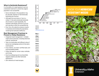 Know Your Herbicide-Resistant Weeds