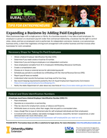 Tips for Entrepreneurs: Expanding a Business by Adding Paid Employees