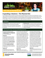 Tips for Entrepreneurs: Expanding a Business--The Physical Site