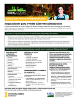 Regulaciones para vender alimentos preparados