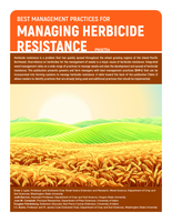 Best Management Practices for Managing Herbicide Resistance