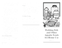 Fish Pickling & Other Aquatic Foods for Home Use