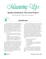 Measuring Up