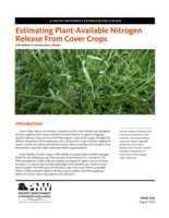 Estimating Plant-Available Nitrogen Release from Cover Crops