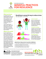 Nurturing Resilience: Mindful Practices for Resilience/Fomentar la resiliencia: Practicas conscientes parala resiliencia
