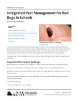 Integrated Pest Management for Bed Bugs in Schools