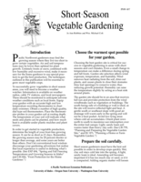 Short-Season Vegetable Garden