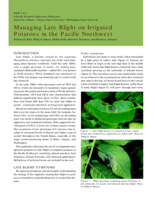 Managing Late Blight on Irrigated Potatoes in the PNW