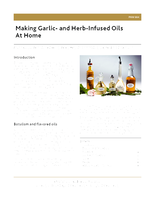 Making Garlic- and Herb-Infused Oils at Home