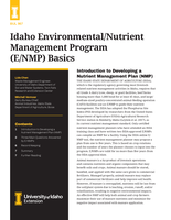 Idaho Environmental/Nutrient Management Program (E/NMP) Basics