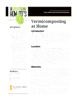 Vermicomposting at Home