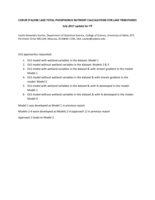 Coeur d'Alene Lake Total Phosphorus Nutrient Calculations for Lake Tributaries