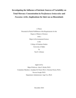 Investigating the Influence of Intrinsic Sources of Variability on Total Mercury Concentration in Pacifastacus leniusculus and Faxonius virilis, Implications for their use as Biosentinels