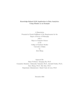 Knowledge-Infused LLM Application in Data Analytics: Using Mindat as an Example