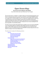 Open Drone Map: Structure-from-Motion Workflow