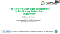Role of Stakeholder Expectations in Facilitating Stakeholder Engagement