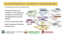Community Perspectives on Just Transitions to Grass-based Agriculture