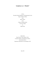 Symphony no. 1, "Hamlet"