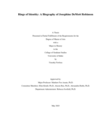Rings of Identity: A Biography of Josephine DeMott Robinson