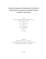 Causes and Consequences of Hibernaculum Site Selection in Northern Idaho Ground Squirrels: Flooding, Energetics, Competition, and Predation