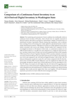 Comparison of a Continuous Forest Inventory to an ALS-Derived Digital Inventory in Washington State