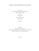 Changing the Landscape: CURing STEM Preservice Teacher Education