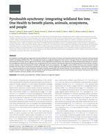 Pyrohealth synchrony: integrating wildland fire into One Health to benefit plants, animals, ecosystems, and people
