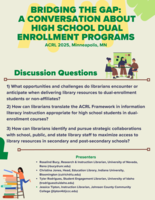 Bridging the Gap: A Conversation About High School Dual Enrollment Programs