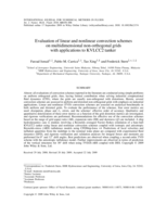 Evaluation of linear and nonlinear convection schemes on multidimensional non-orthogonal grids with applications to KVLCC2 tanker