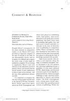 Comment & Response: A Comment on “Journals in Composition Studies, Thirty-Five Years After”