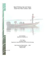 Sport-Fishing Use and Value: Snake River Above Lewiston, Idaho