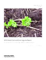 2010 Small Grain and Grain Legume Report of the Northern Idaho Small Grain and Grain Legume Research and Extension Program