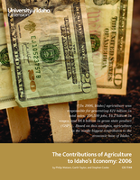 Contributions of Agriculture to Idaho's Economy: 2006